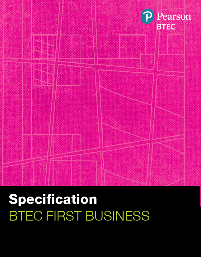 BTEC Business And Enterprise At Level 2 | Pearson Qualifications